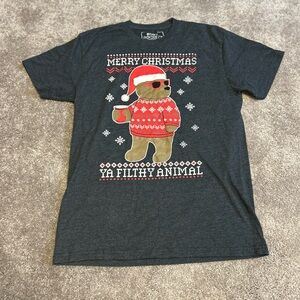 Riot Society Gray Christmas Tee